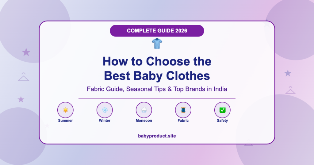 How to Choose Best Baby Clothes in India 2026 - Fabric Guide